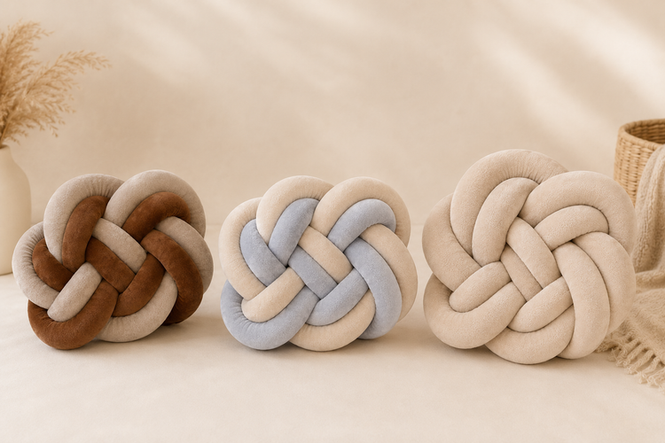 Coussins en velour