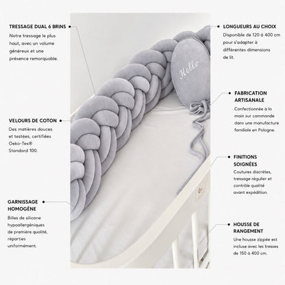 Tresses 6 brins Nid de lune -  Gamme prestige/luxe