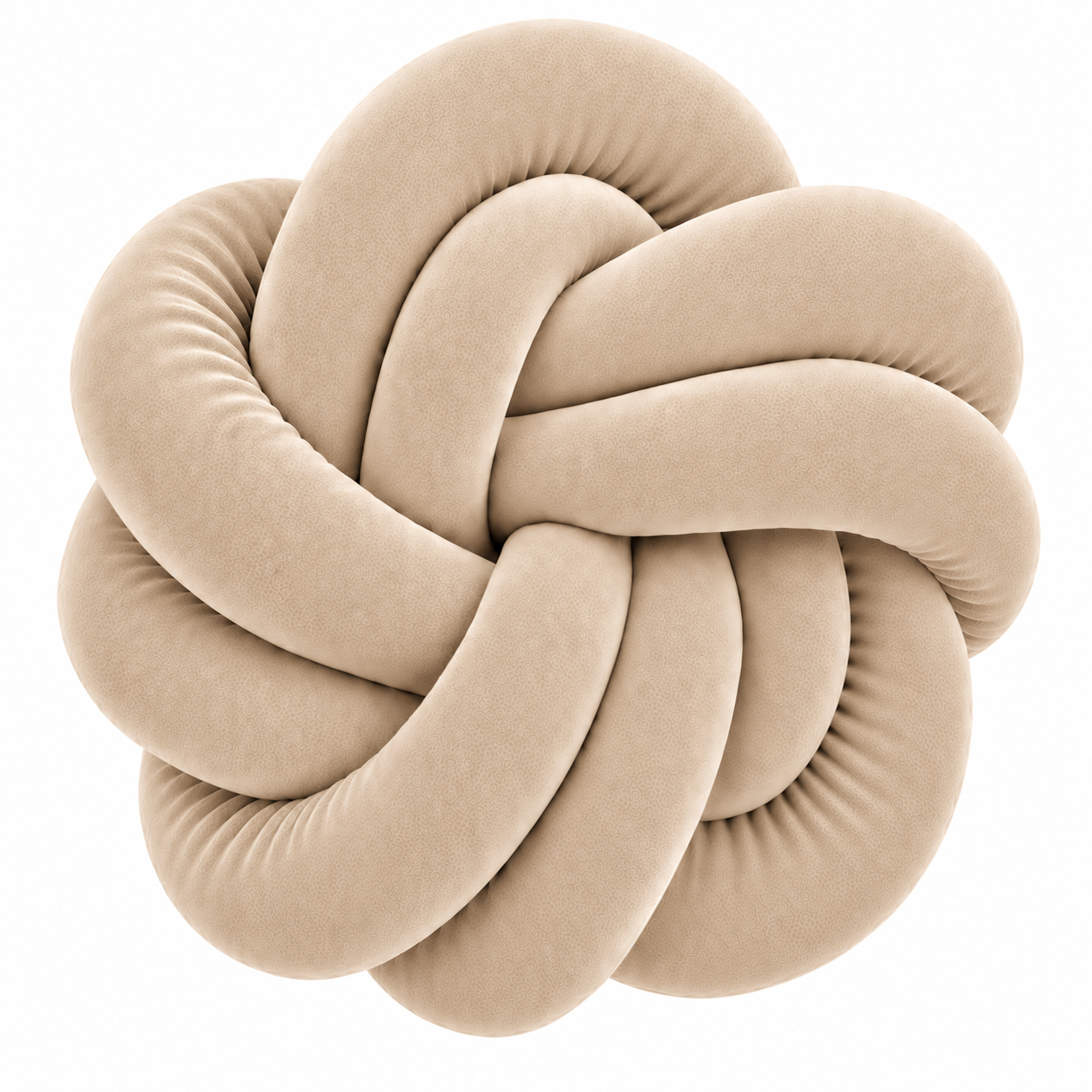 Coussins twist en velour - Fabriqué main