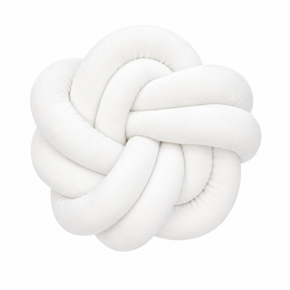 Coussins twist en velour