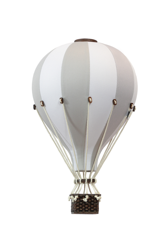 Ballon décoratif gris clair
