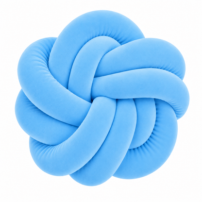 Coussins twist en velour
