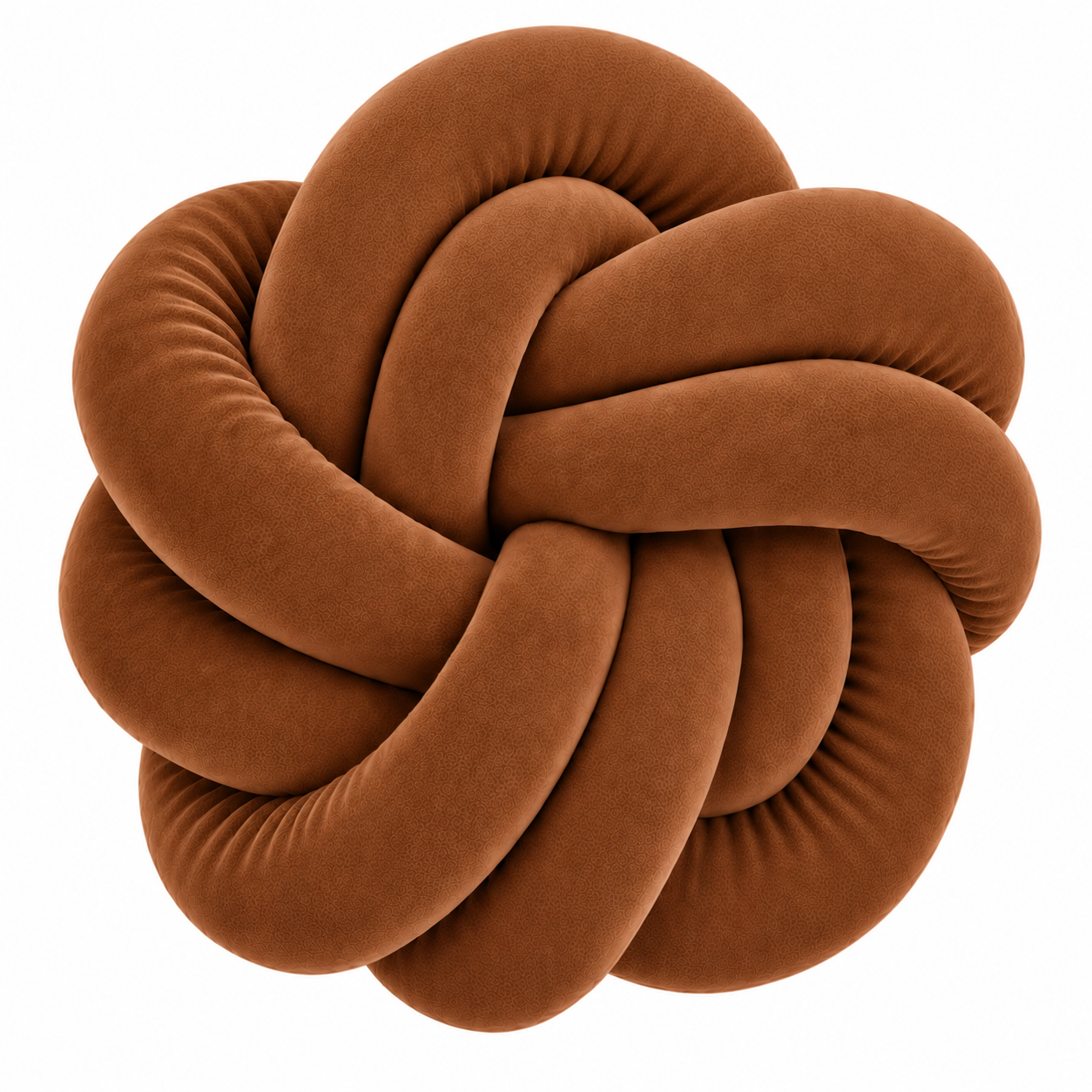 Coussins twist en velour - Fabriqué main