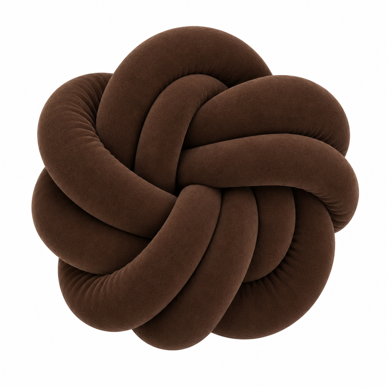 Coussins twist en velour - Fabriqué main