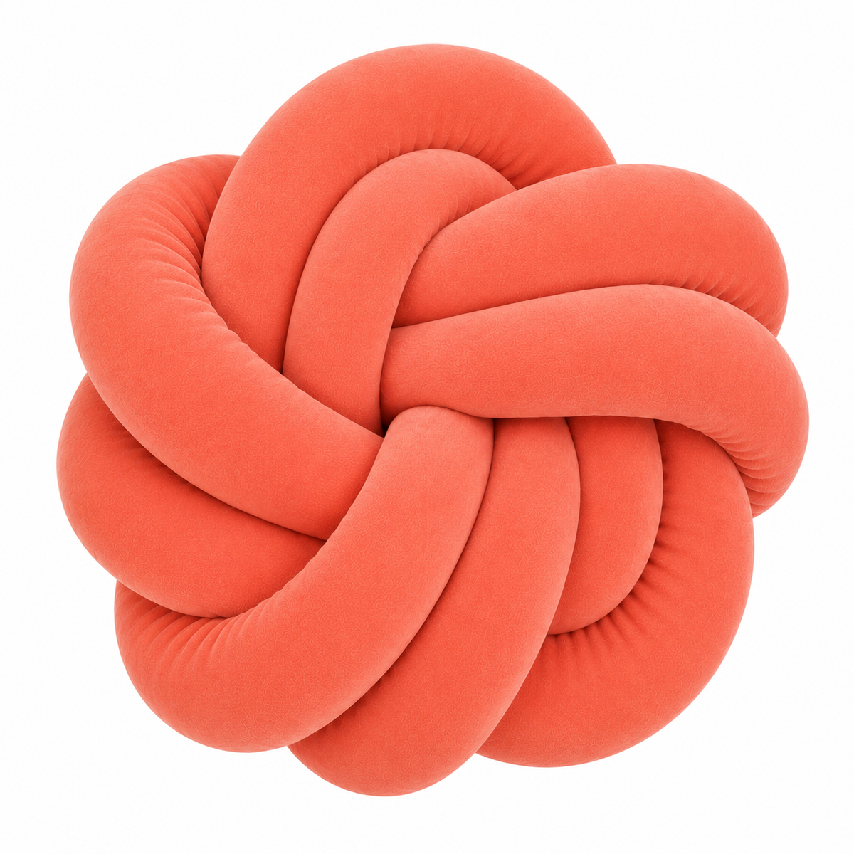 Coussins twist en velour - Fabriqué main