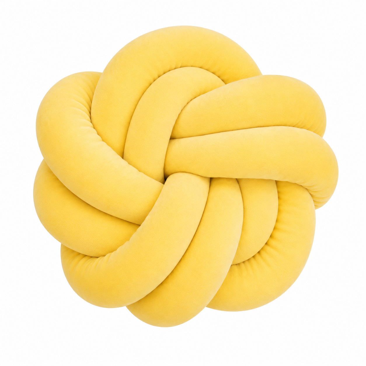 Coussins twist en velour - Fabriqué main