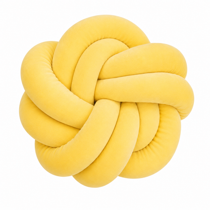 Coussins twist en velour