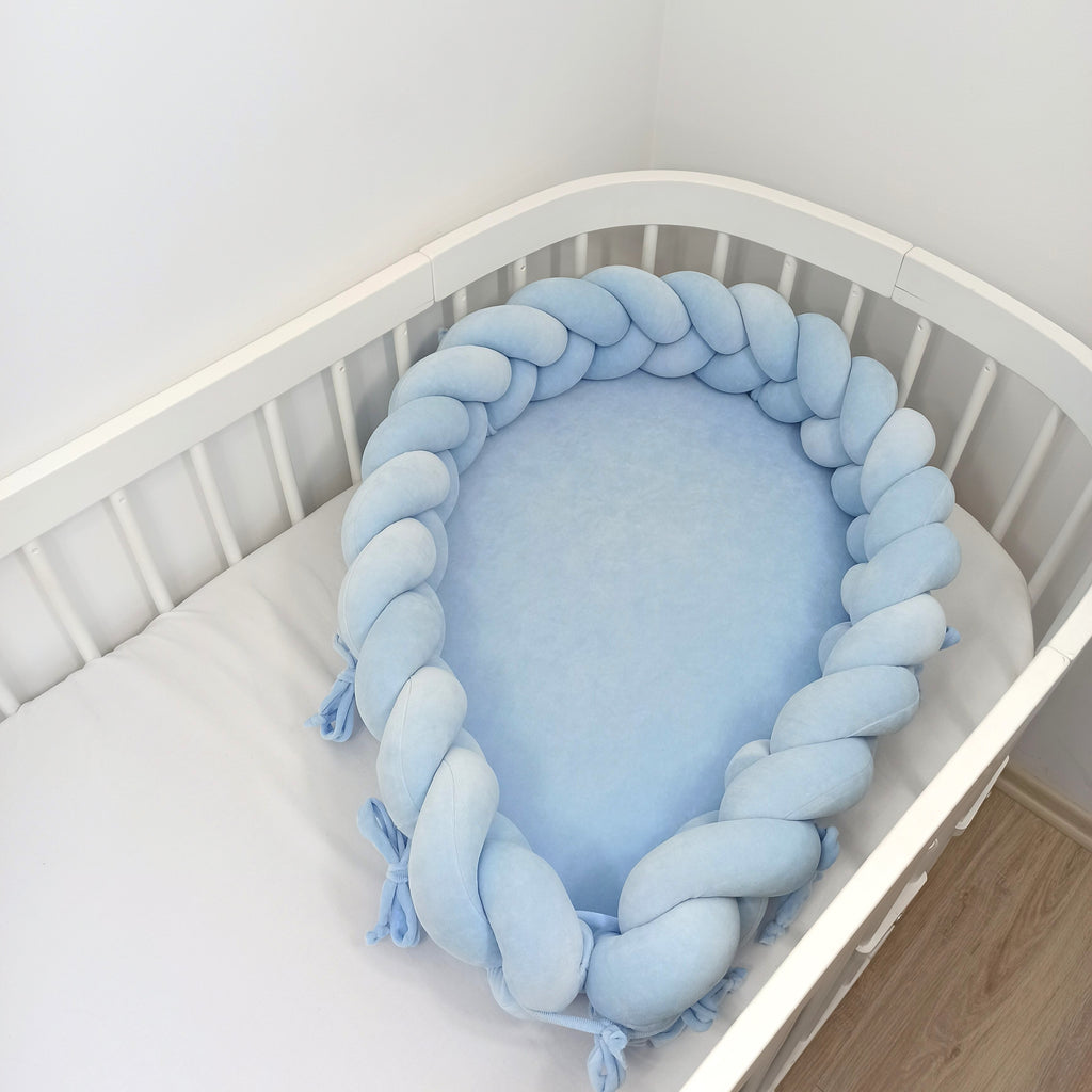 Cocon réducteur lit de bébé - Fabriqué main