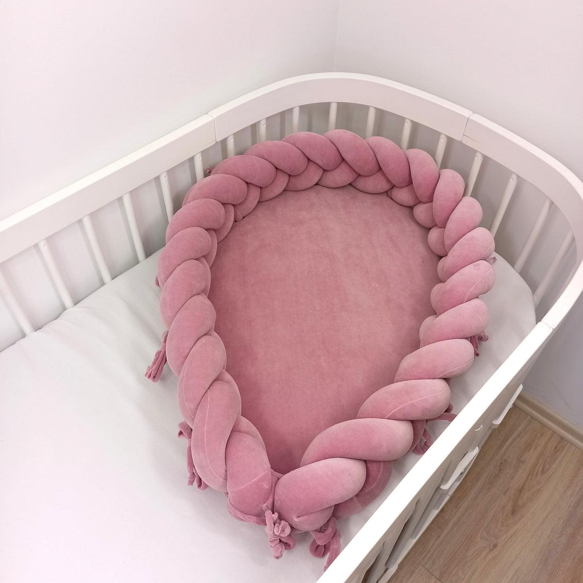 Cocon réducteur lit de bébé - Fabriqué main