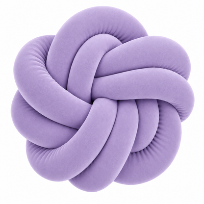 Coussins twist en velour