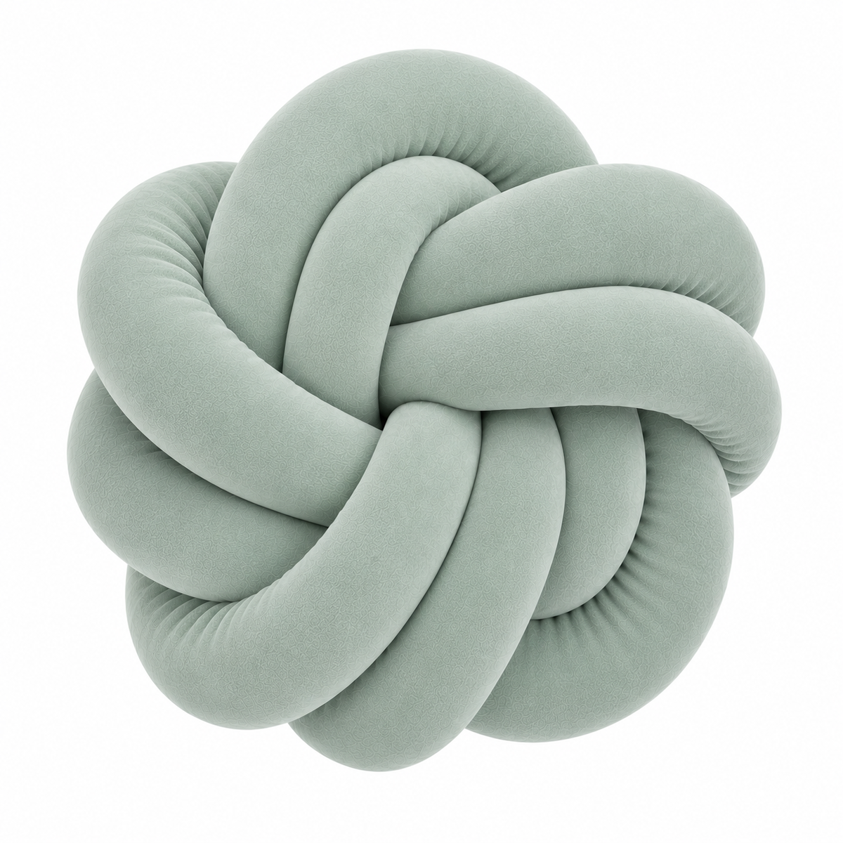Coussins twist en velour - Fabriqué main