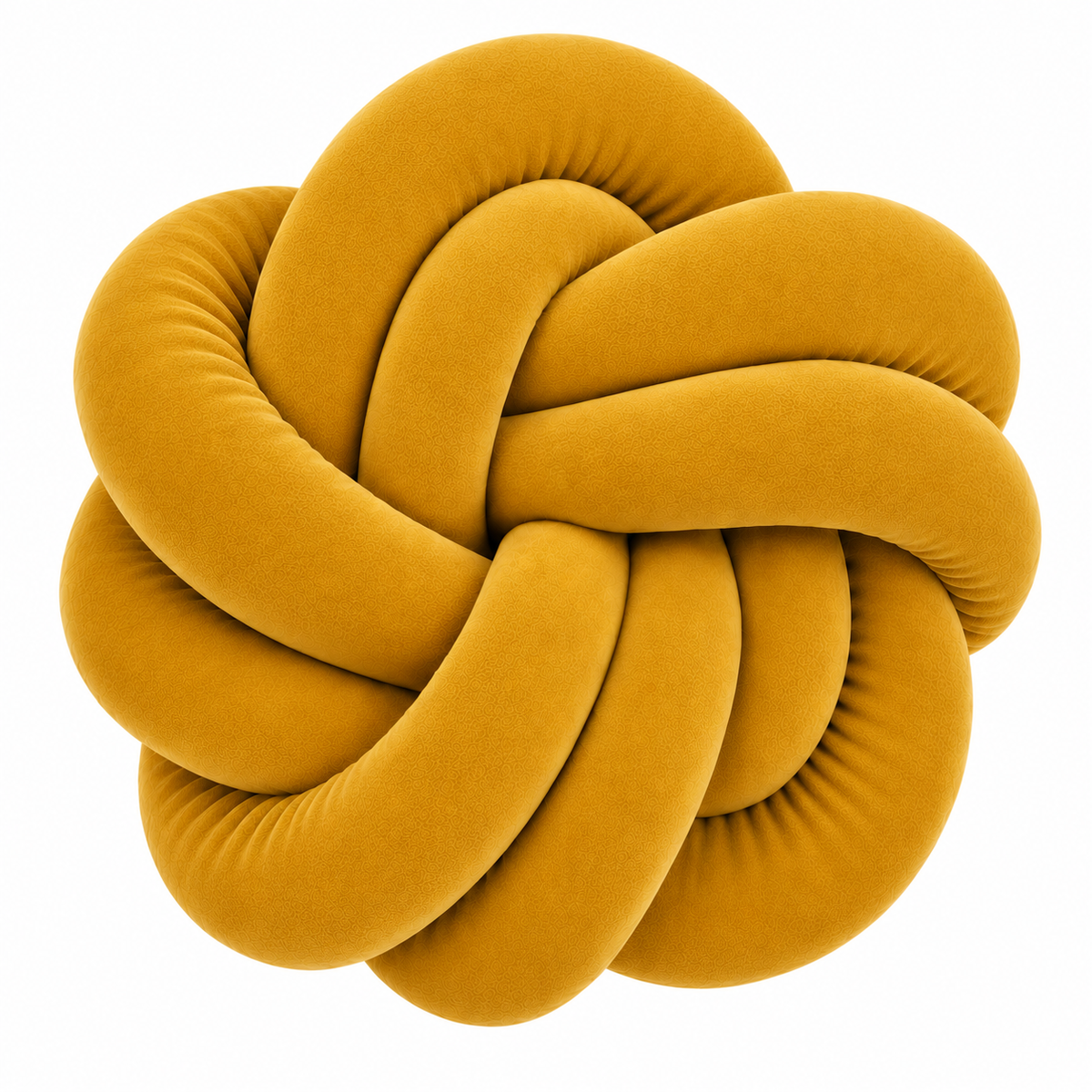 Coussins twist en velour - Fabriqué main