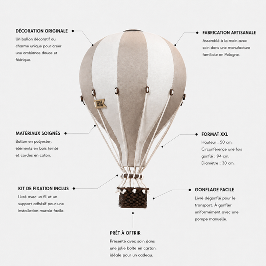 Ballon décoratif rose XXL