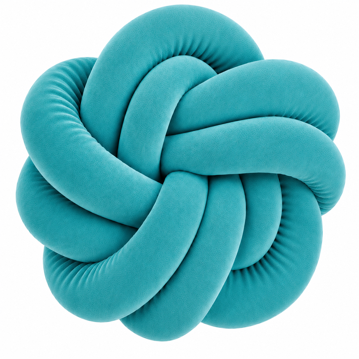 Coussins twist en velour - Fabriqué main