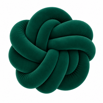 Coussins twist en velour